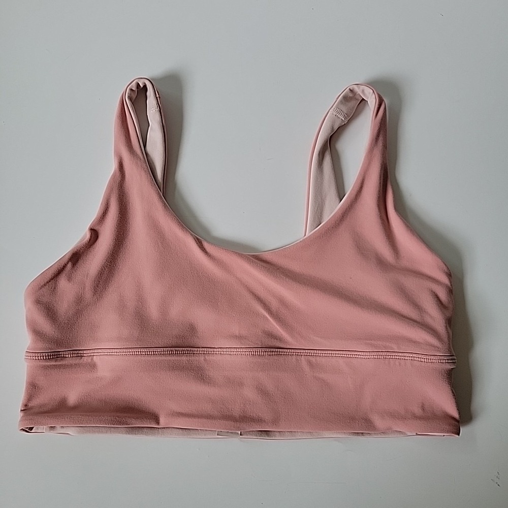 Lululemon Align Reversible Yoga Bra 12 Pink Active Athleisure Casual Sporty